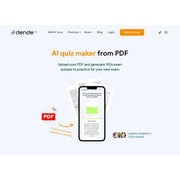 Dende — AI Study Assistant for Flashcards and Exam Quizzes